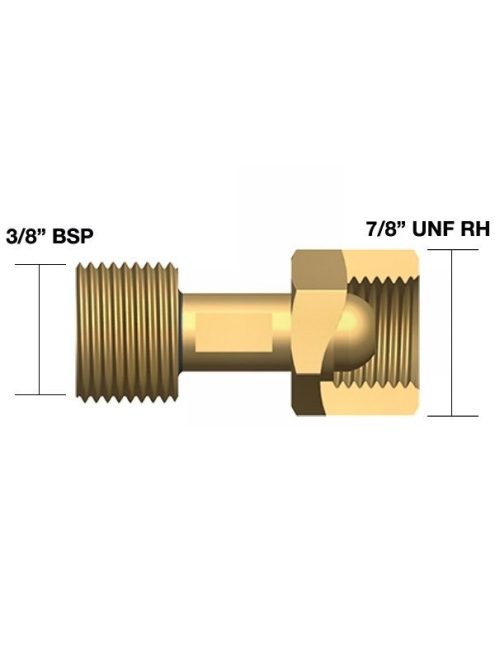 3/8"-1/4" gázcsonk átalakító