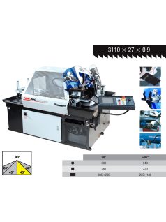 pilous arg300 cf-nc automata szalagfűrészgép