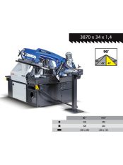 pilous arg330 cf-nc automata szalagfűrészgép