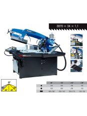 pilous arg330plus hidraulikus félautomata szalagfűrészgép