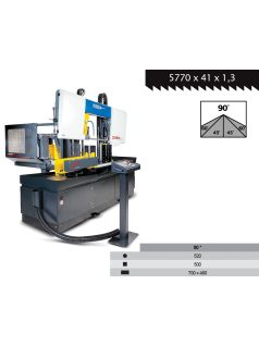 pilous arg520dc cf-nc kétoszlopos automata szalagfűrészgép
