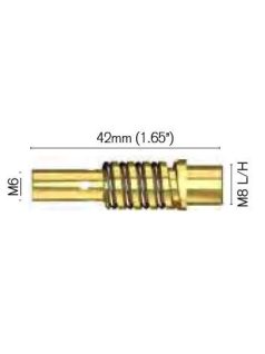   180A-os hegesztőpisztolyhoz közdarab M6 180A, balos menet (5db/cs)