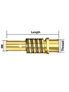 180A-os hegesztőpisztolyhoz közdarab M6 180A, jobbos menet (5db/cs)