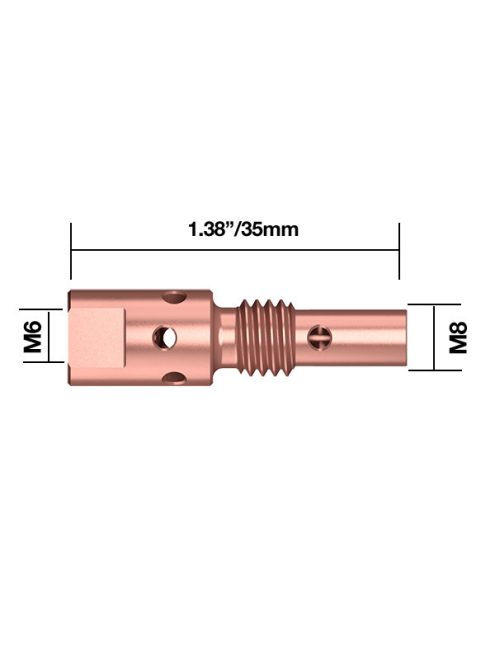 Közdarab M6 230A (5db/cs)