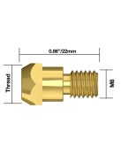 Közdarab M6 260A (5db/cs)