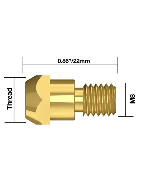 Közdarab M6 260A (5db/cs)