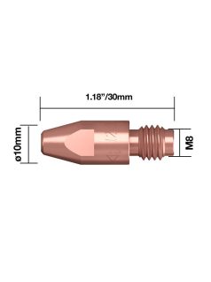 Áramátadó 1,0mm M8x30mm (25db/cs)
