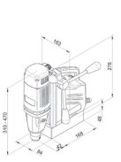 BDS MABasic-200 mágnastalpas fúrógép FÚRÓGÉPEK MÁGNESTALPAS FÚRÓGÉPEK Manuális fúrógépek