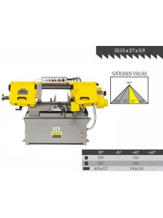 EPPLE BS 230 V szalagfűrészgép fémipari szalagfűrészgépek gravitációs és hidraulikus