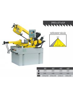 EPPLE BS 350 DGH szalagfűrészgép fémipari szalagfűrészgépek félautomata
