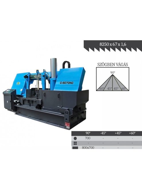 DoALL USA NC automata szalagfűrészgép C-8070NC
