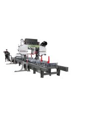 pilous ctr1000 h forestor  vízszintes rönkhasító faipari szalagfűrészgép. 