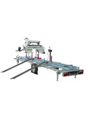 pilous ctr550 mobile forestor  vízszintes rönkhasító faipari szalagfűrészgép. 