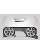 pilous ctr550 mobile forestor  vízszintes rönkhasító faipari szalagfűrészgép. 