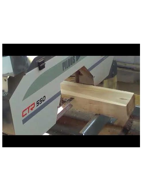 pilous ctr550 mobile forestor  vízszintes rönkhasító faipari szalagfűrészgép. 