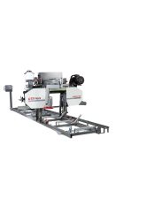 pilous ctr710 forestor profi vízszintes rönkhasító faipari szalagfűrészgép. 