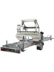 pilous ctr750 e mobile forestor  vízszintes rönkhasító faipari szalagfűrészgép. 