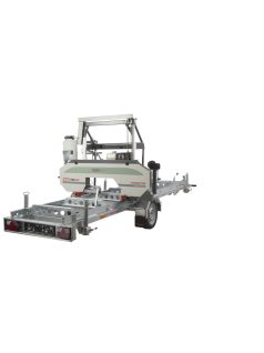 pilous ctr750 gx mobile forestor  vízszintes rönkhasító faipari szalagfűrészgép. 