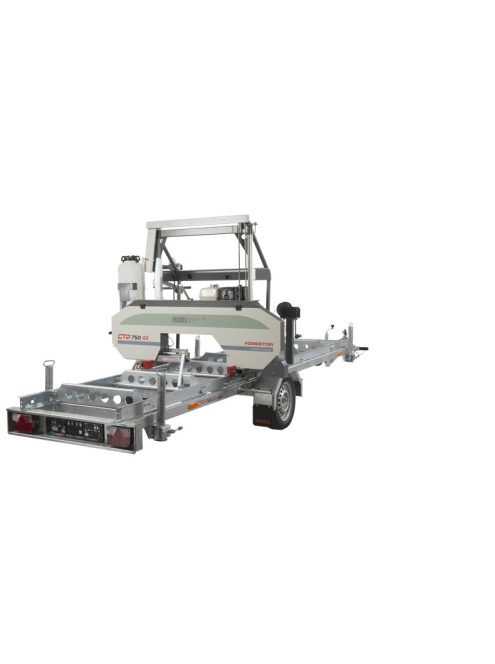 pilous ctr750 gx mobile forestor  vízszintes rönkhasító faipari szalagfűrészgép. 