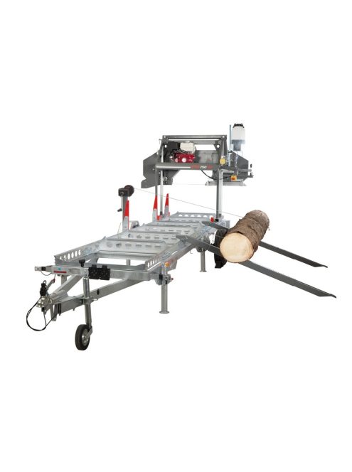 pilous ctr750 gx mobile forestor  vízszintes rönkhasító faipari szalagfűrészgép. 