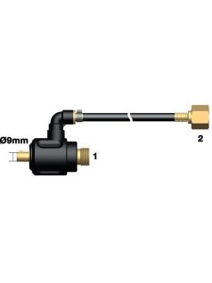   10/25mm kisdinze csatlakozó adapter AWI pisztolyhoz 3/8 X 1/4 gáz csatlakozó véggel