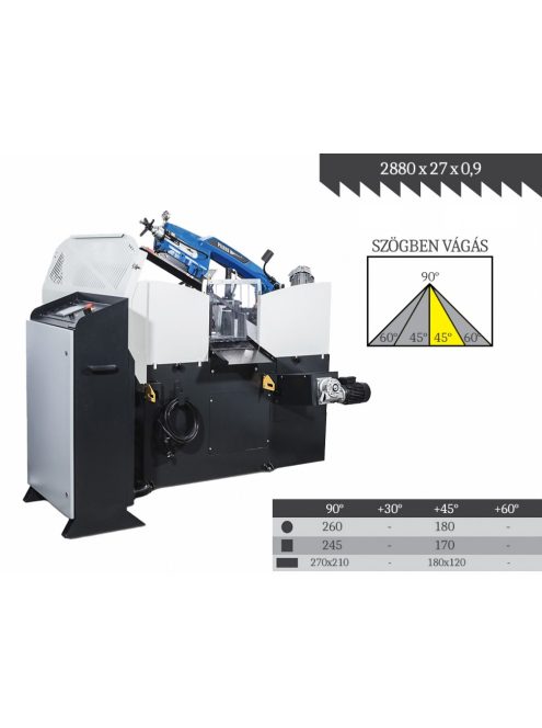 PILOUS DYNAMIC 2.6 NC automata szalagfűrészgép