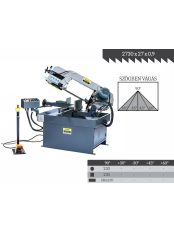   EPPLE E-BS230V teljesen automatikus szalagfűrészgép, vágási kapacitás 240x230mm