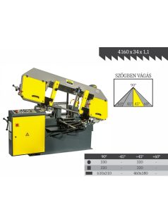 EPPLE E-BS 320 HL szalagfűrészgép fémipari szalagfűrészgépek félautomata