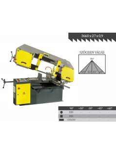 EPPLE E-BS 320 V szalagfűrészgép fémipari szalagfűrészgépek automata