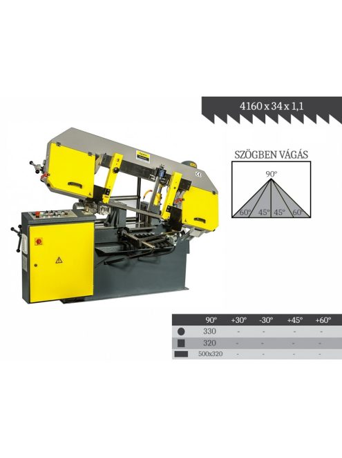 EPPLE E-BS 320 VL szalagfűrészgép fémipari szalagfűrészgépek automata