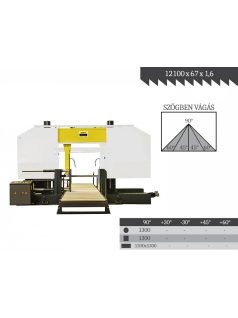   EPPLE E-BSP 1.313H félautomata szalagfűrész, vágási kapacítás 1300x1300mm