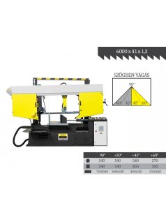   EPPLE E-BSP 540 GH félautomata szalagfűrészgép, vágási kapacítás 750x540mm
