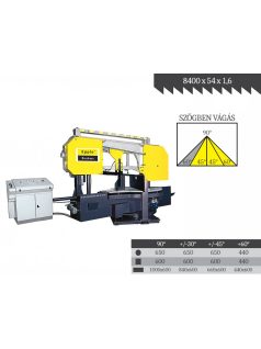   EPPLE E-BSP 650 D GH NC vezérelt automata szalagfűrészgép, vágási kapacítás 1000x600mm