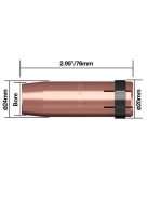 Kúpalakú gázterelő O 16mm (5db/cs) ECO