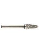 FE-POWERTOOLS KEL kúpos-kerekorrú keményfém carbide fejű turbómaró rotormaró Fej: 12x25mm Szár: 6mm