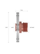 Nagy gázlencse 1.6mm AWI pisztolyokhoz SR 9/17/18/20/26
