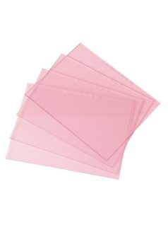 Hegesztő plexi 110x60mm víztiszta (10db/cs)