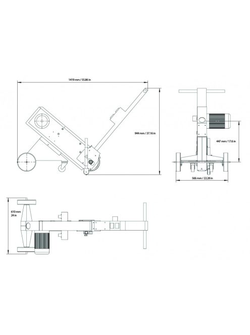 nko pasovec 75 runner szalagcsiszológép 1 seb. 400v 3fázis