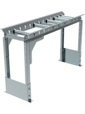 pilous közepes teherbírású görgősor. teherbírás: 300kg/fm. szélesség: 200mm. hossz: 3,0 méter