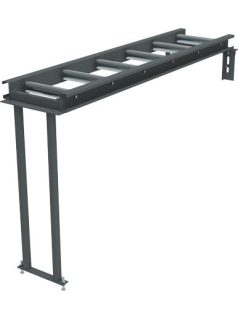   Könnyű, közepes teherbírású görgősor. Teherbírás: 200kg/fm. Szélesség: 280mm. Hossz: 6,0 méter. Hátsó rögzítő satuval.