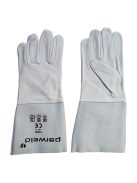 Parweld AWI kesztyű, bélelt, szürke/fehér, bárány-marhabőr (10 db/cs)