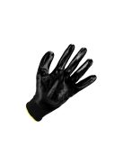 Grip poliészter kesztyű nitril bevonattal fekete 9-es