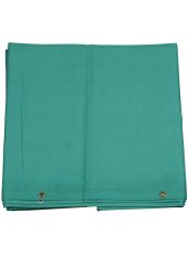   Hegesztőfüggöny, zöld UV álló sűrű szövésű vászon, 2,4mx1,8m