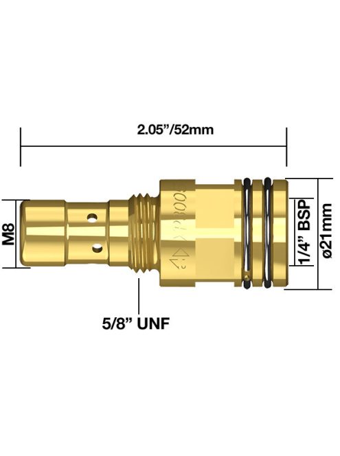 Hegesztőfej közdarab XP8-450W pisztolyhoz (5db/cs)
