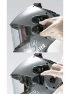 Automata fejpajzs, Parweld flip-up felhajtható,  4 szenzoros, nagy TRUE COLOR látómezős 100x60mm. DIN 5-13