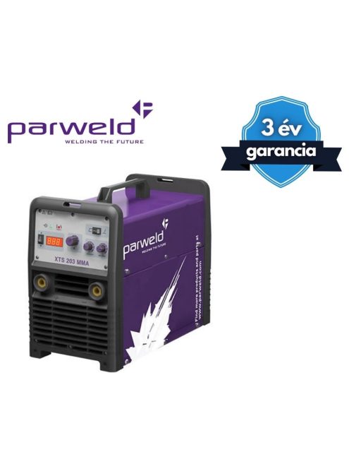 Parweld 250A-os digitális, MMA + LIFT-TIG) inverteres hegesztőgép 400V 3P