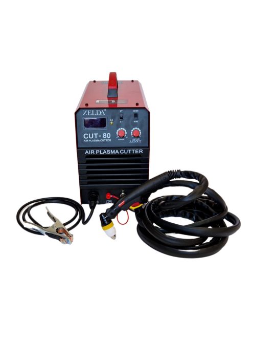 ZELDA CUT-80, 80A-os inverteres plazmavágógép, CNC vezérlés, P80 munkakábel