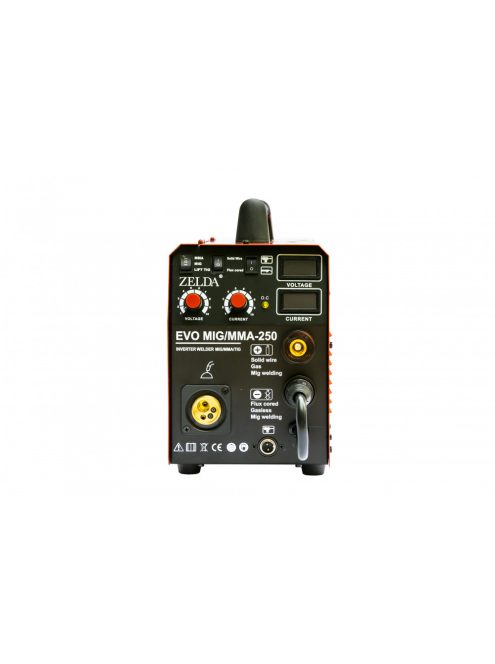 ZELDA EVOMIG 250A-os PRO Multimig inverteres MIG/MAG/MMA/TIG hegesztőgép, 4in1