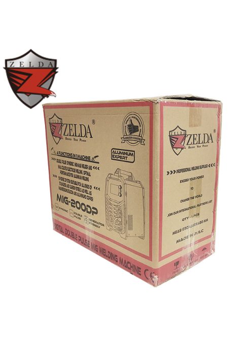 ZELDA 200A-os impulzus, duplaimpulzus MIG/MAG hegesztőgép 