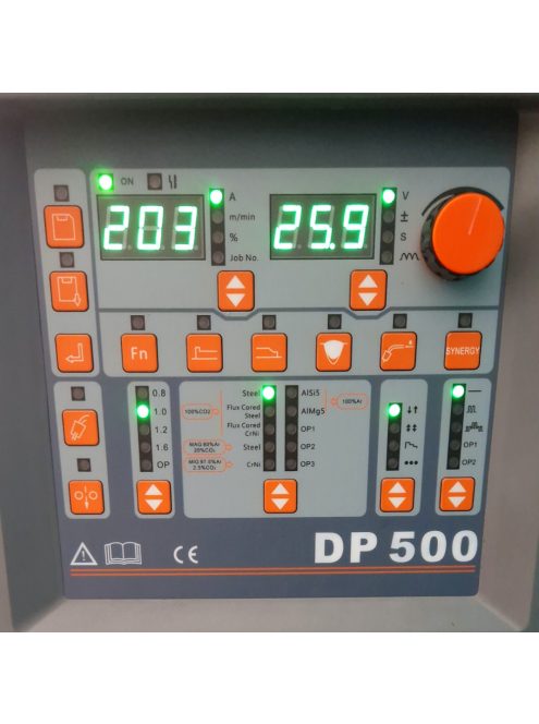 ZELDA 500A-os imp/duplaimp különtolós, MIG/MAG vízhűtéses hegesztőgép 